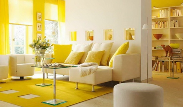 Значението на цветовете у дома - жълто