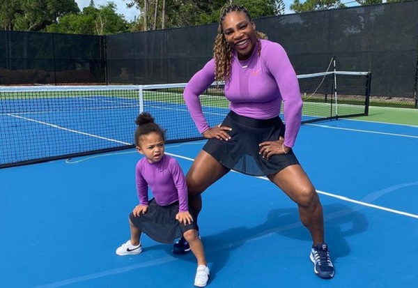 Звездата на световния тенис Серина Уилямс и нейната дъщеря Олимпия