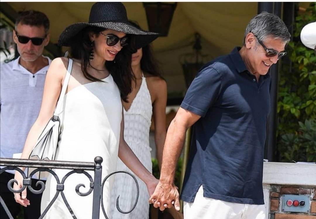 Джордж Клуни и съпругата му Амал на 43 се ожениха