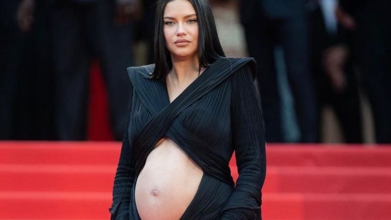 По стъпките на Риана, супермоделът Адриана Лима показа бременно коремче в Кан  (СНИМКИ)