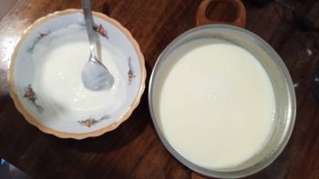 рецепта за домашно кисело мляко