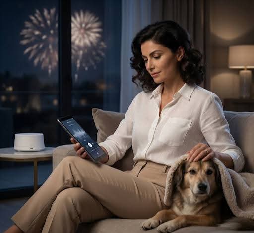 Четири съвета да успокоите кучето си от шума на фойерверките Четири съвета да успокоите кучето си от шума на фойерверките