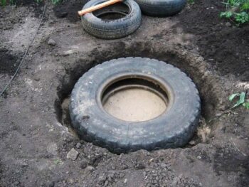 Направи си сам Езерце от рециклирани гуми