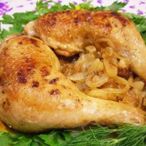 пилешки бутчета с топено сирене-рецепта