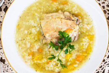 9 рецепти за супи - супа с ориз и пилешко месо