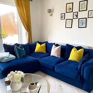 Синьо и жълто – перфектно съчетание за дизайн на дома