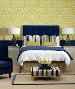 Синьо и жълто – перфектно съчетание за дизайн на дома