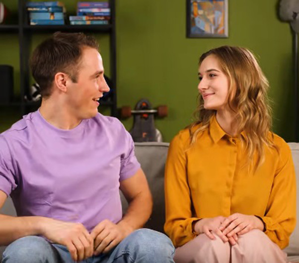  първата среща; вкъщи 