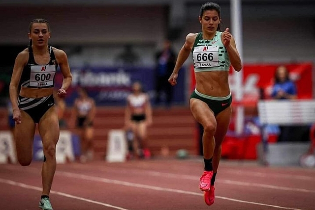 Младата българска атлетка Пламена Миткова спечели победа и постигна личен