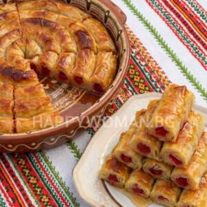 Сладка баница с локум Сладка баница с локум