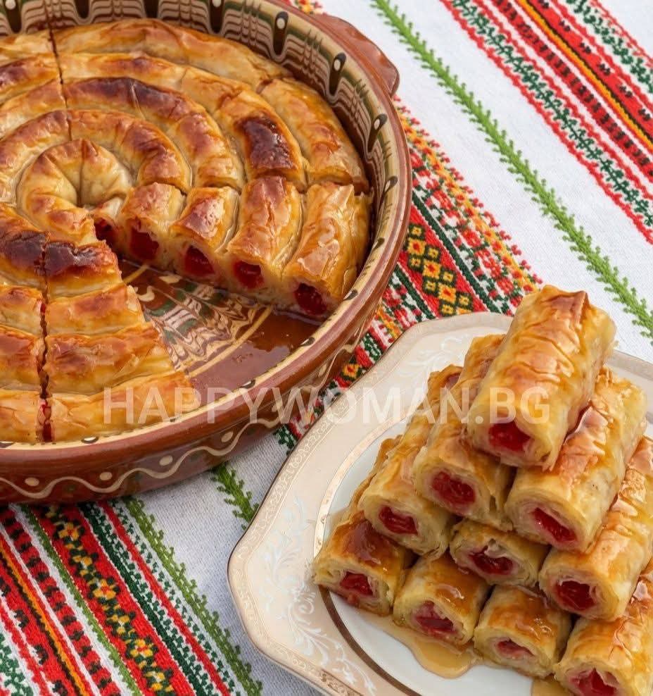 Сладка баница с локум Сладка баница с локум