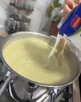 Сметана крем супа с броколи