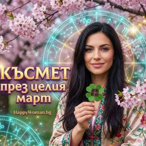 Пет знака ще имат фантастичен късмет през целия март късмет през целия март