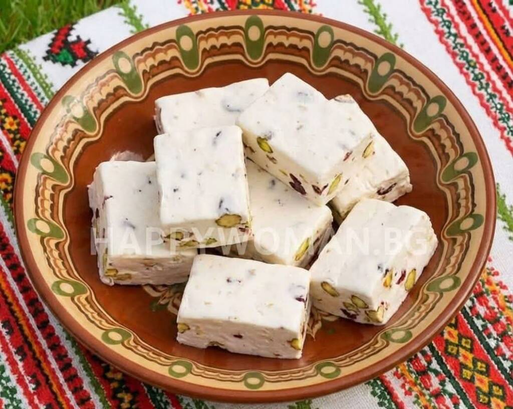 бяла нуга халва