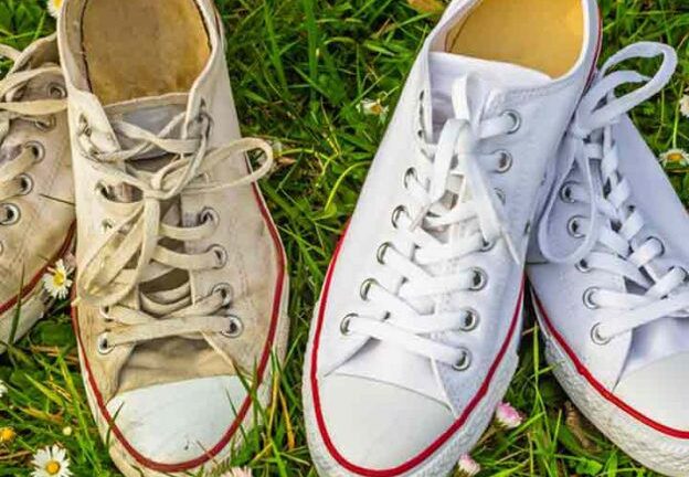 6-те най-добри начина за почистване на бели обувки
