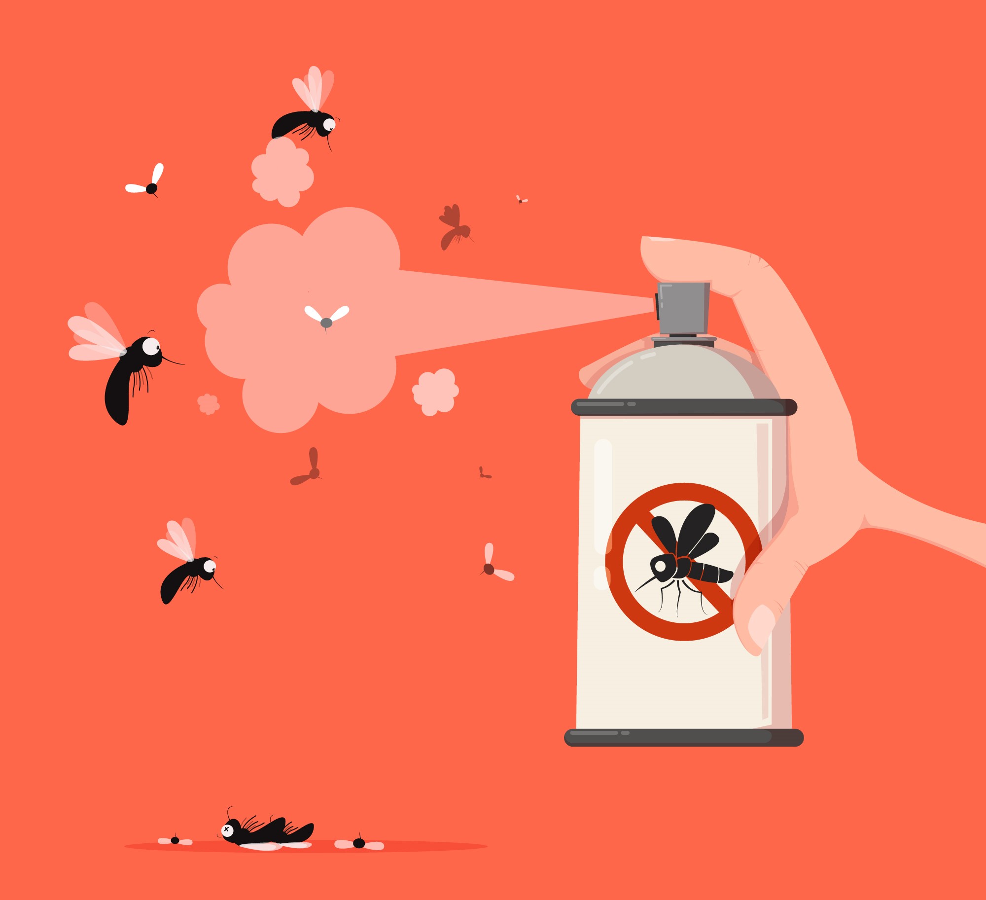 Комарите кърлежите и бълхите са неприятни насекоми и потенциални носители