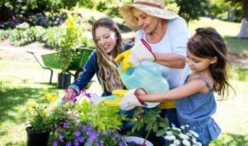  поливане на цветя 