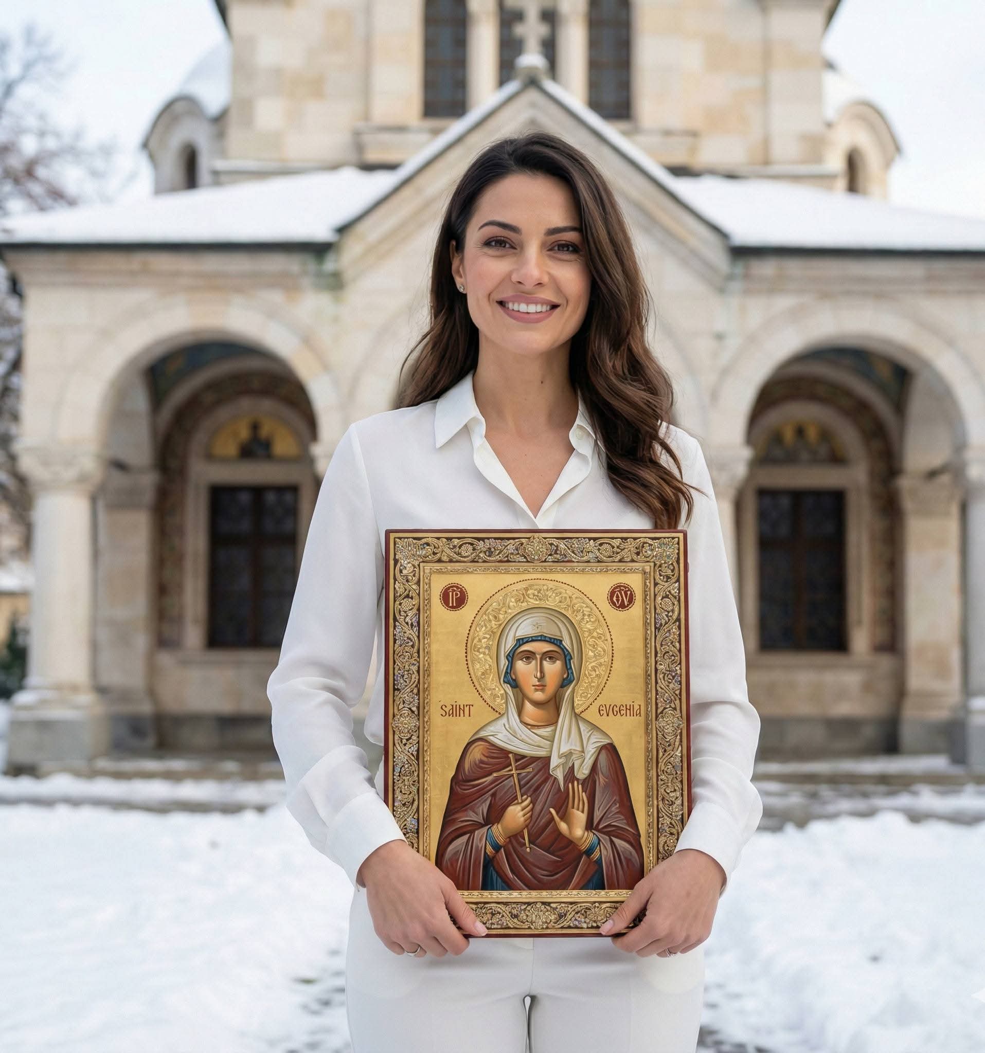 24 декември - Почитаме Света преподобномъченица Евгения 24 декември - Почитаме Света преподобномъченица Евгения