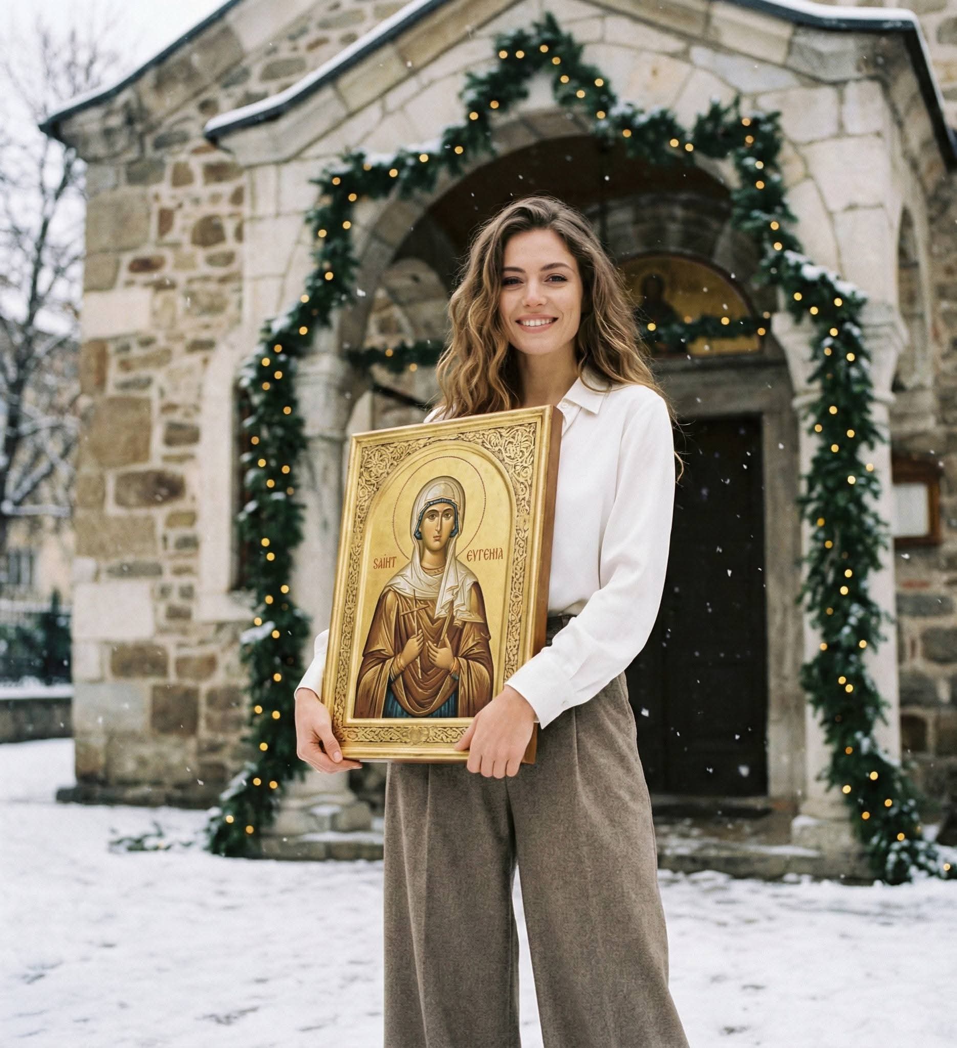 24 декември - Почитаме Света преподобномъченица Евгения 24 декември - Почитаме Света преподобномъченица Евгения