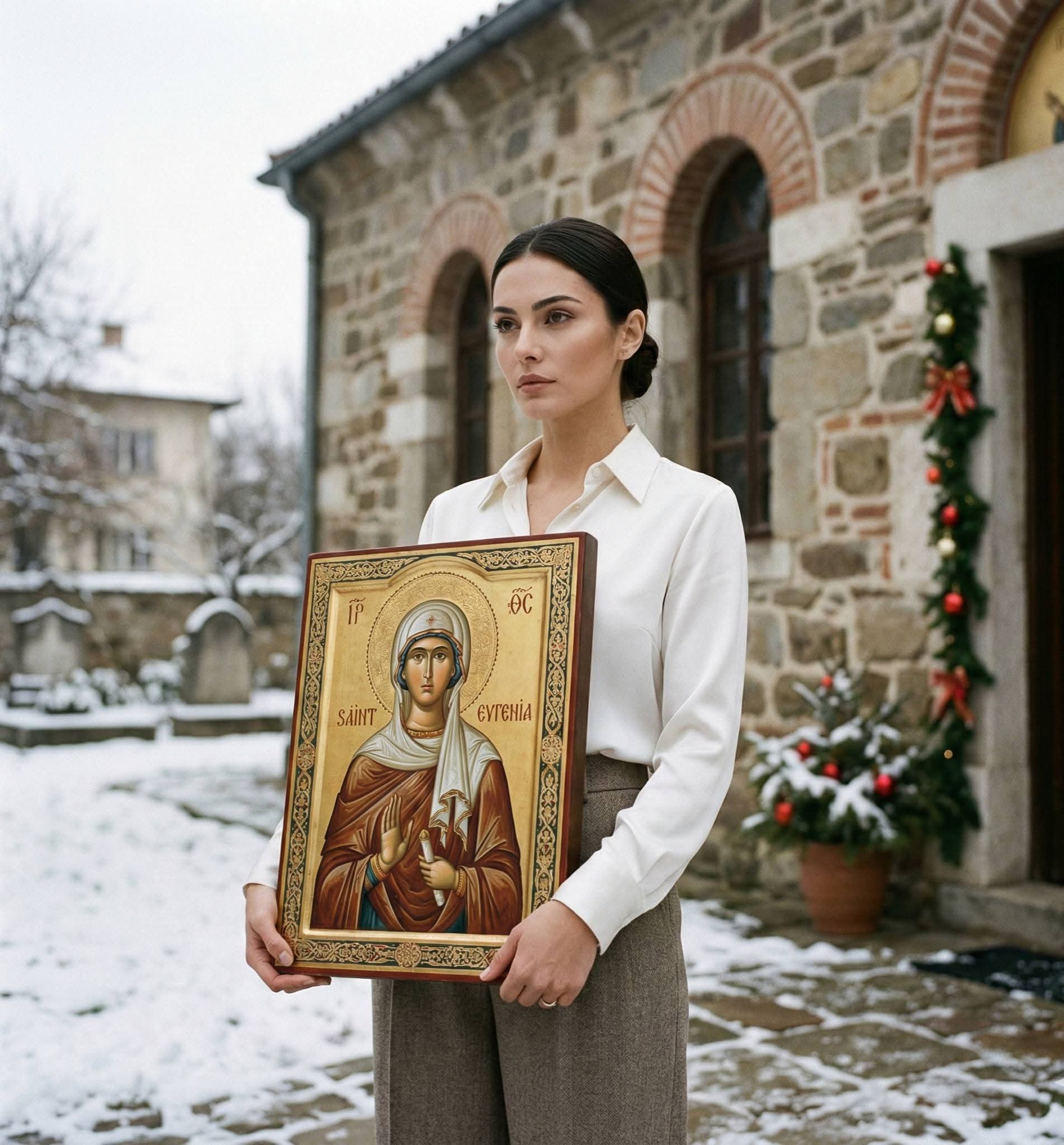 24 декември - Почитаме Света преподобномъченица Евгения 24 декември - Почитаме Света преподобномъченица Евгения