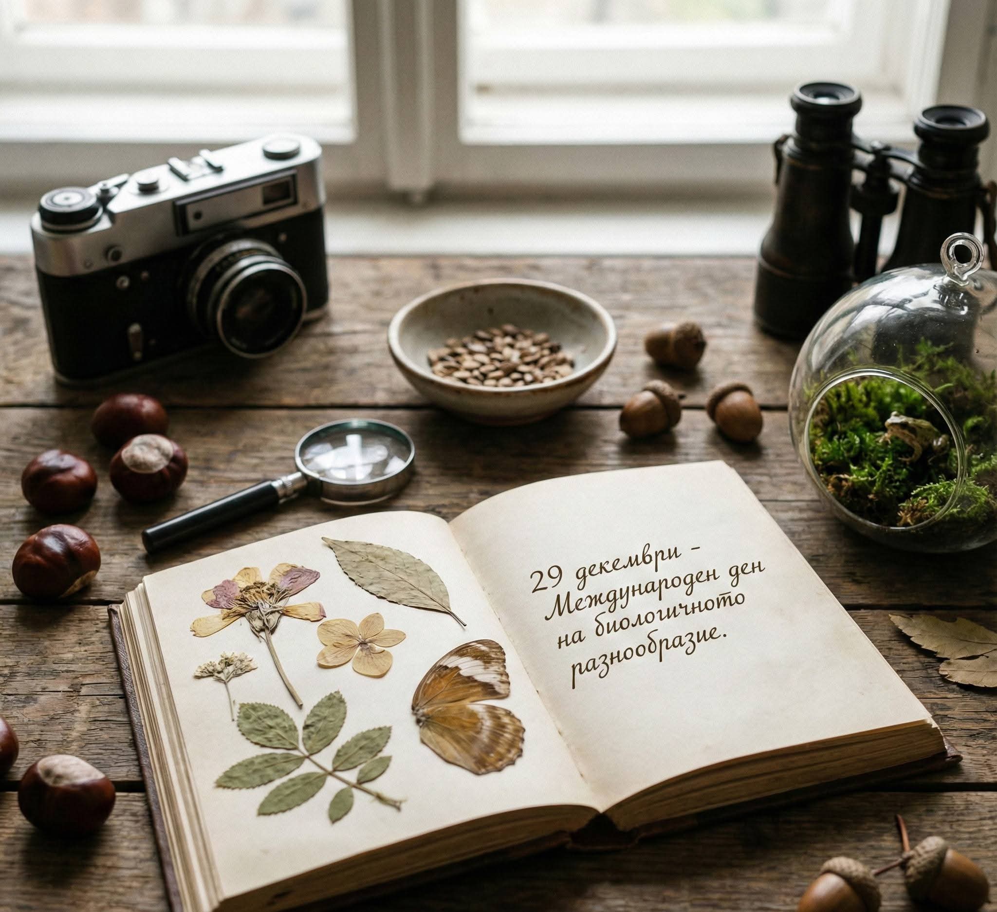 29 декември - Международен ден на биологичното разнообразие 29 декември - Международен ден на биологичното разнообразие