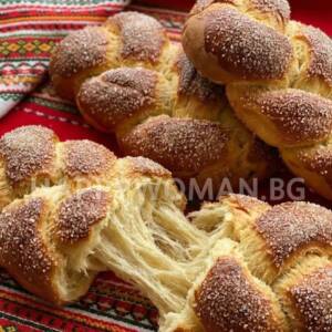 Пухкав и ароматен козунак без месене Пухкав и ароматен козунак без месене