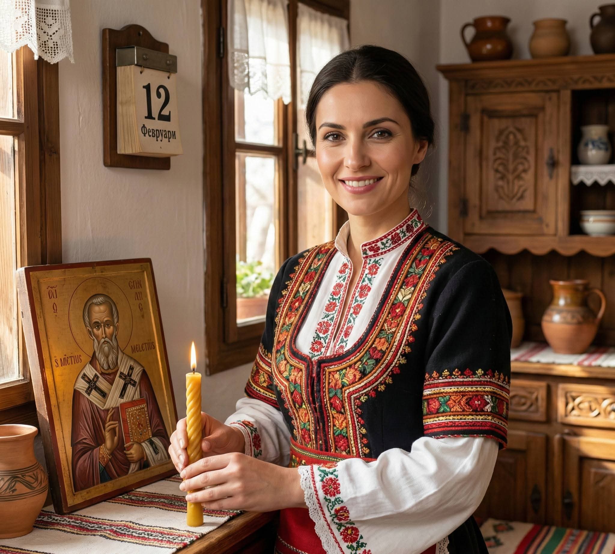 12 февруари - Почитаме Св. Мелетий 12 февруари - Почитаме Св. Мелетий / снимка с авторски права на списание HappyWoman.bg