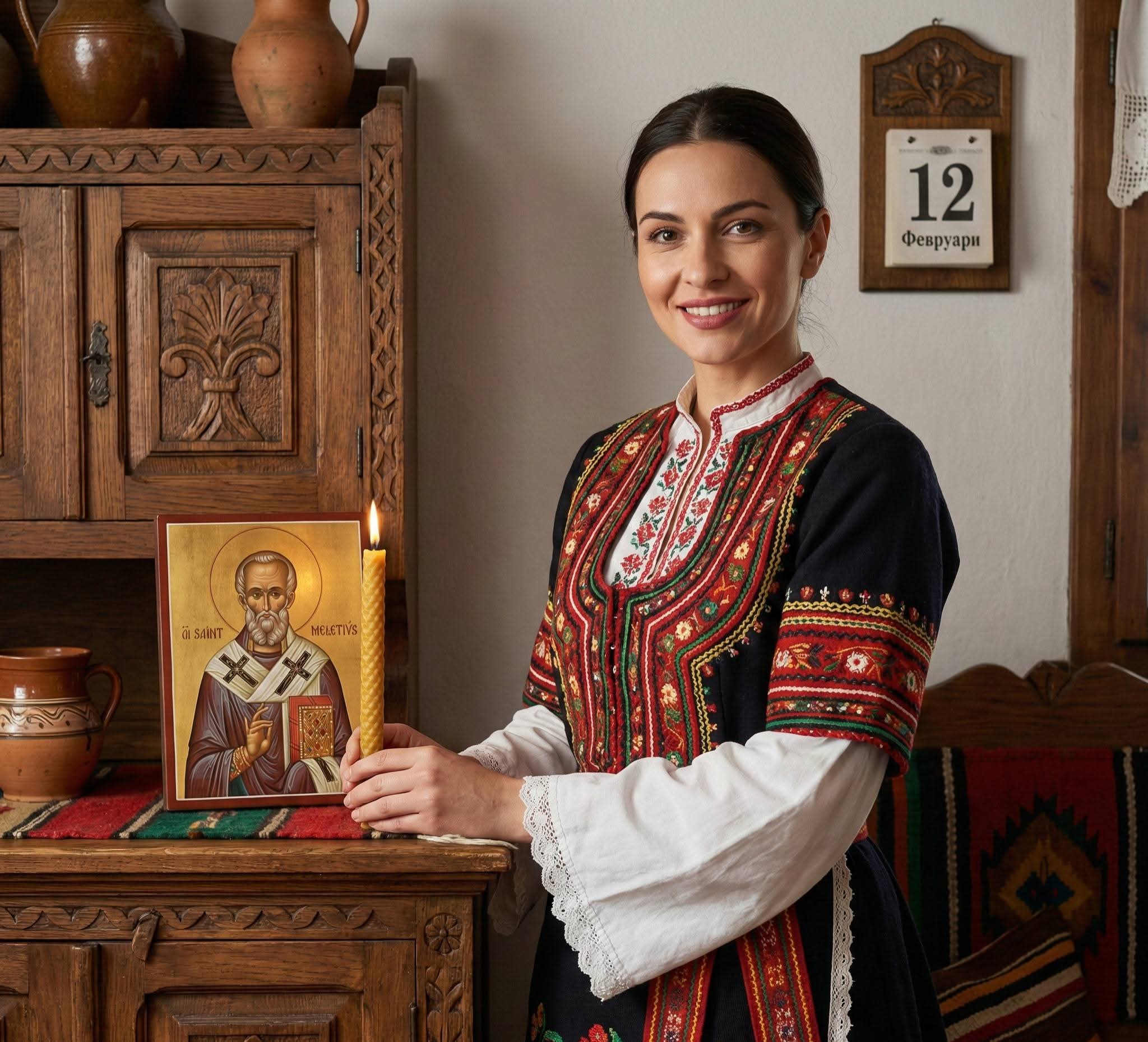 12 февруари - Почитаме Св. Мелетий 12 февруари - Почитаме Св. Мелетий / снимка с авторски права на списание HappyWoman.bg