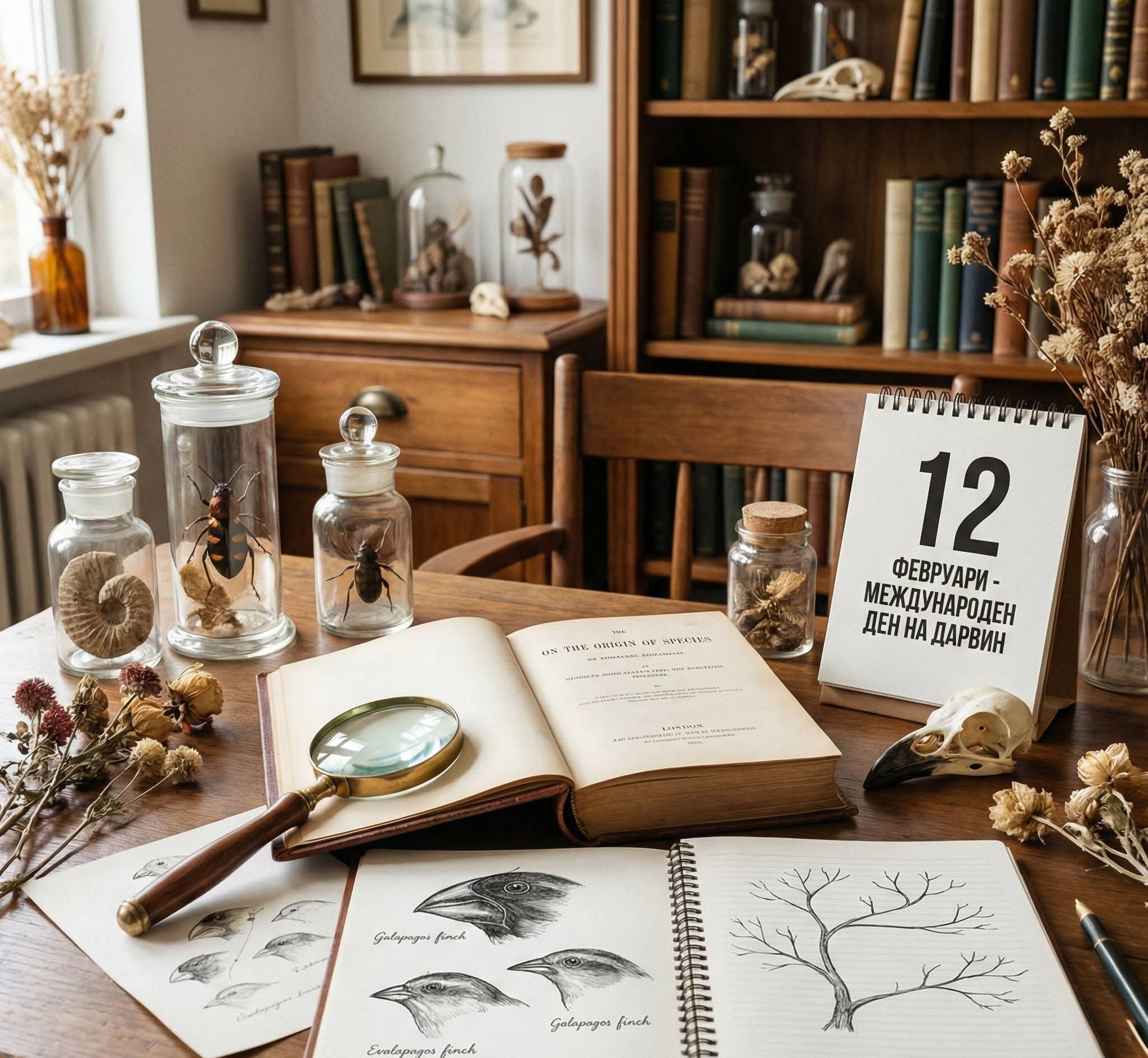 12 февруари - Международен ден на Дарвин 12 февруари - Международен ден на Дарвин / снимка с авторски на списание HappyWoman.bg