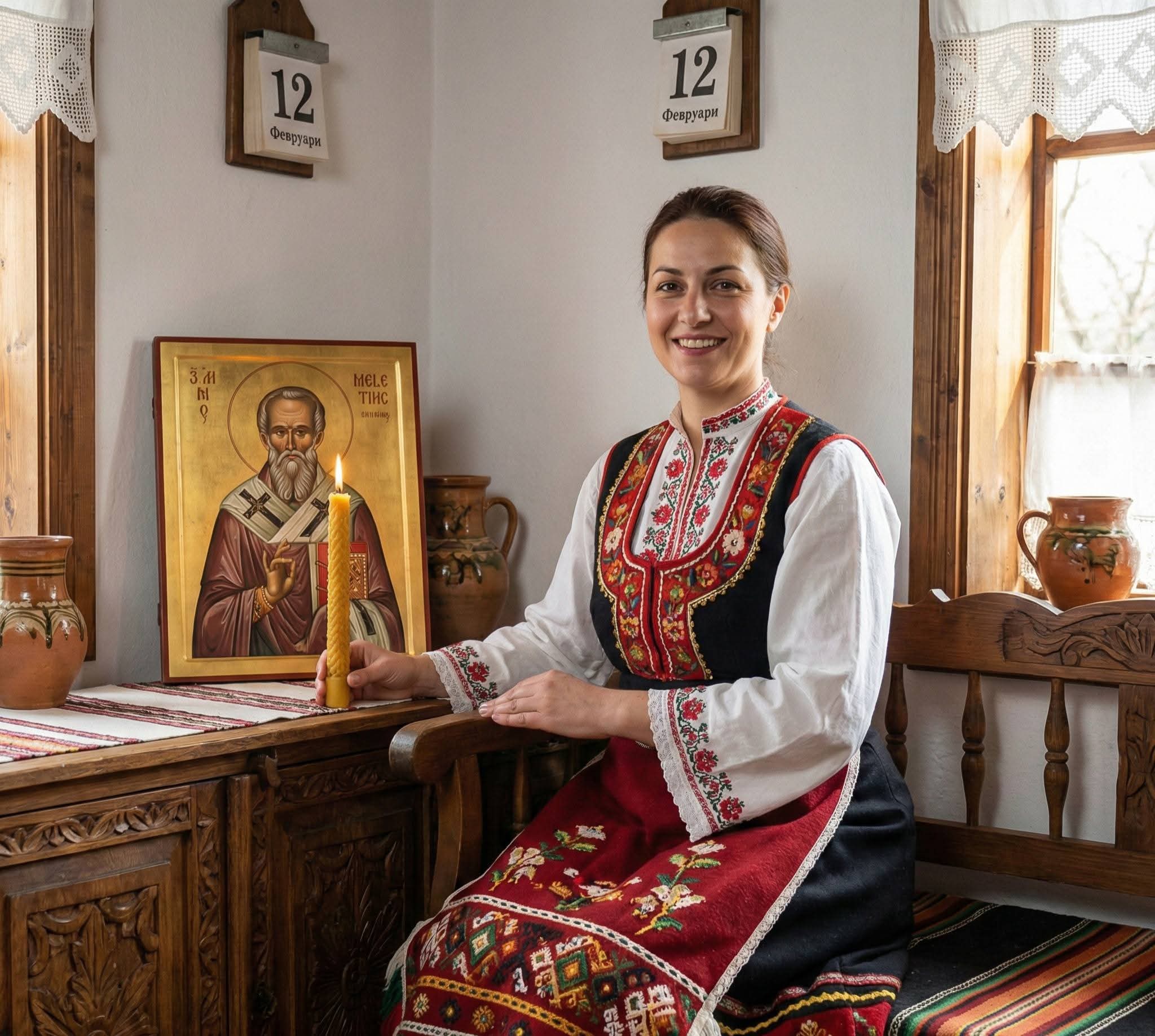 12 февруари - Почитаме Св. Мелетий 12 февруари - Почитаме Св. Мелетий / снимка с авторски права на списание HappyWoman.bg