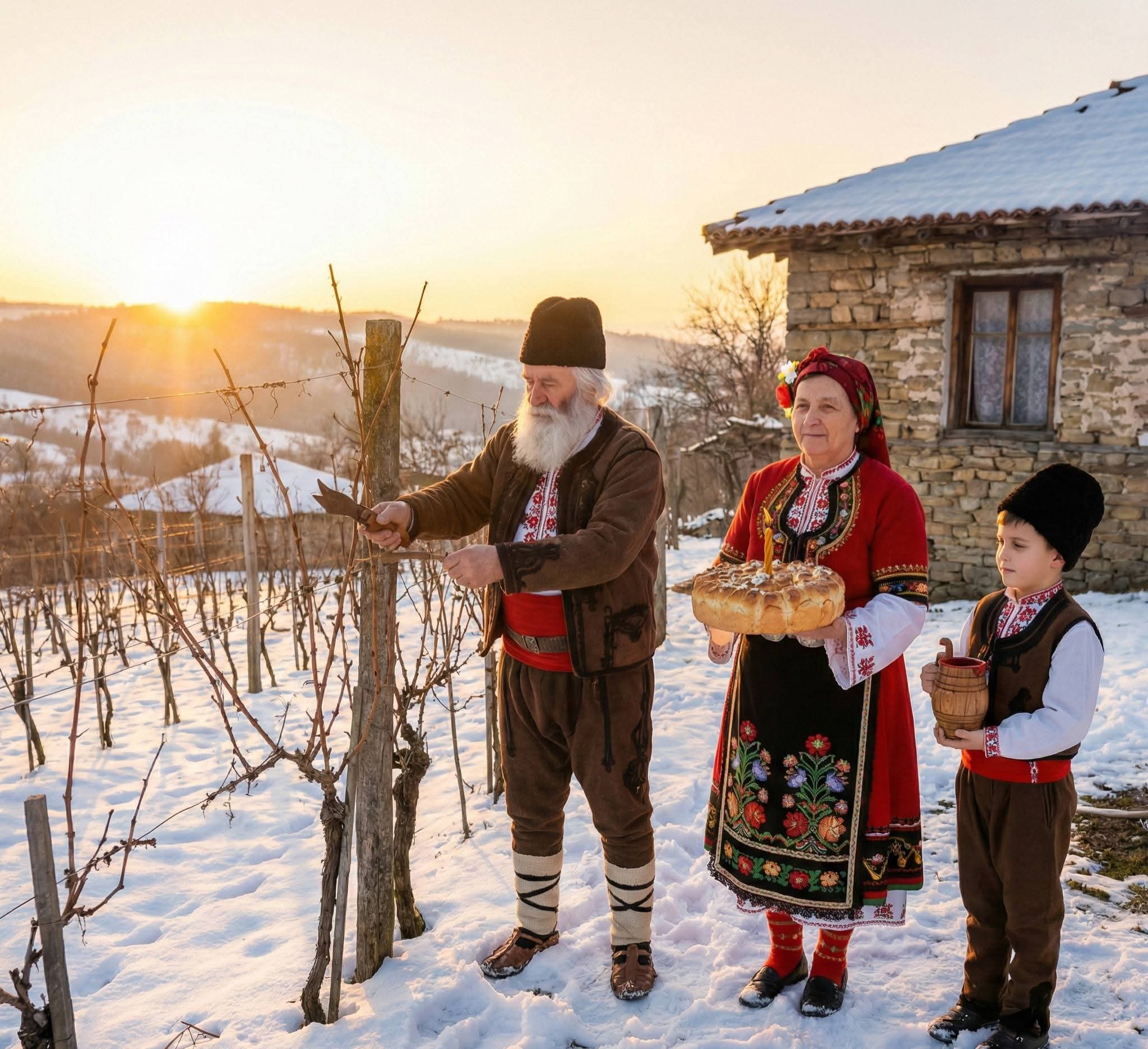 14 февруари – Ден на лозаря (Трифон Зарезан) 14 февруари – Ден на лозаря (Трифон Зарезан) / снимка с авторски права на списание HappyWoman.bg