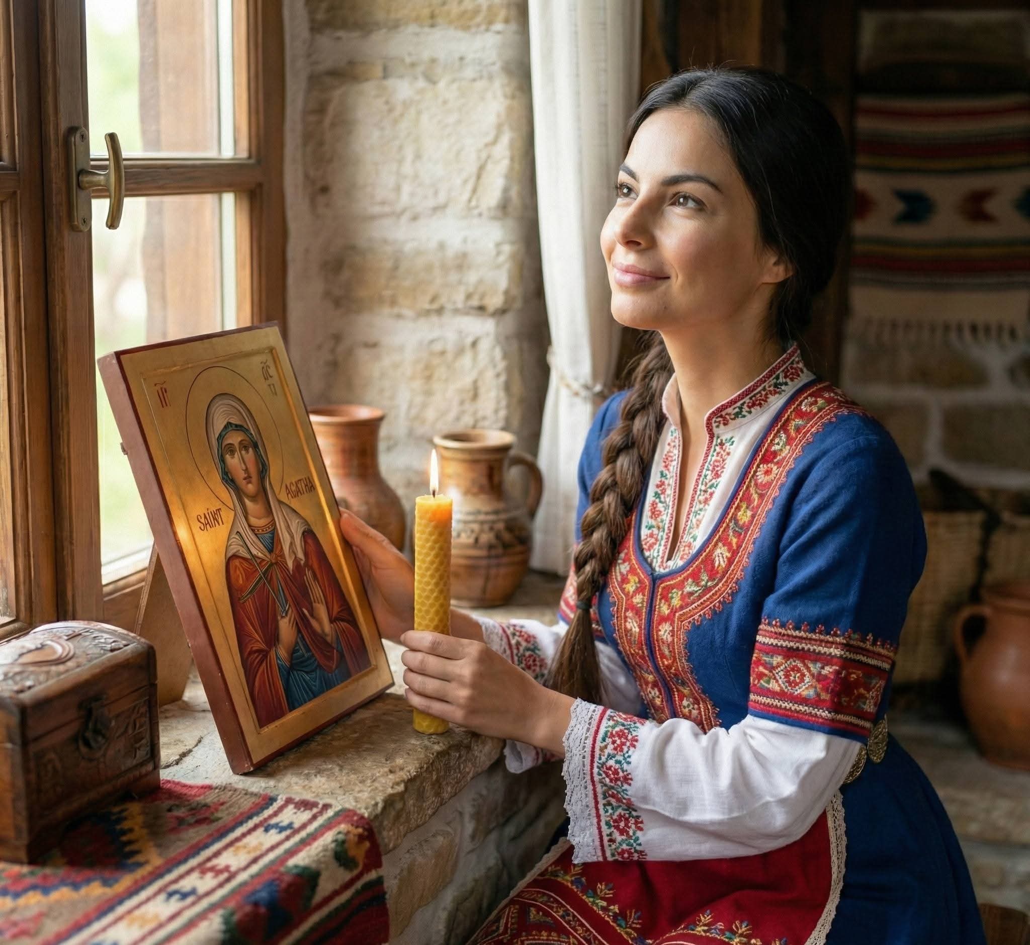 5 февруари - Почитаме паметта на Св. мъченица Агатия 5 февруари - Почитаме паметта на Св. мъченица Агатия / снимка с авторски права на списание HappyWoman.bg