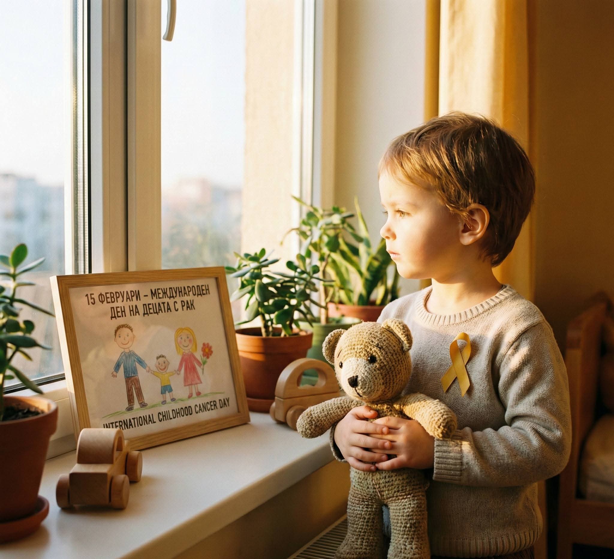 15 февруари – Международен ден на децата с рак 15 февруари – Международен ден на децата с рак / снимка с авторски права на списание HappyWoman.bg