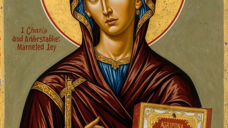 23 юни – Отдаваме почит на Св. мъченица Агрипина