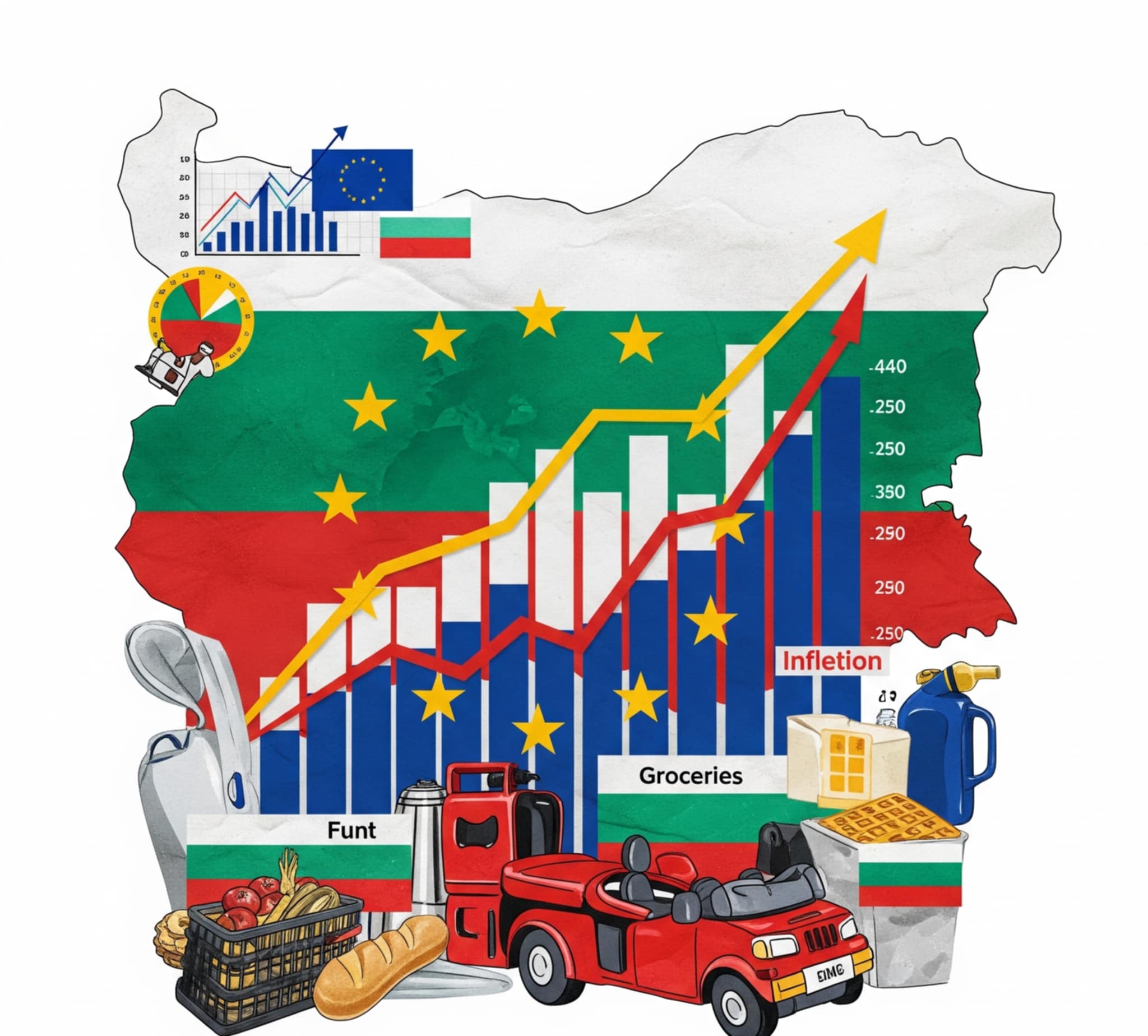 Инфлацията в България през юни 2025 г.: Анализ на данните от Евростат и какво означават те за пътя към еврото