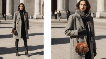 Как да комбинираме оверсайз палто с елегантен стил