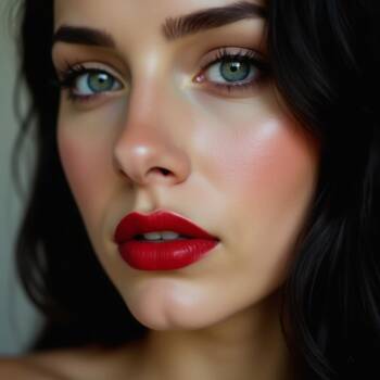 Как да носим стилно червено червило през деня