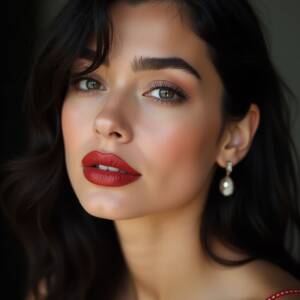 Как да носим стилно червено червило през деня