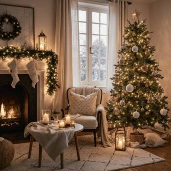 Празнична декорация: минимализъм с елегантен блясък Празнична декорация: минимализъм с елегантен блясък