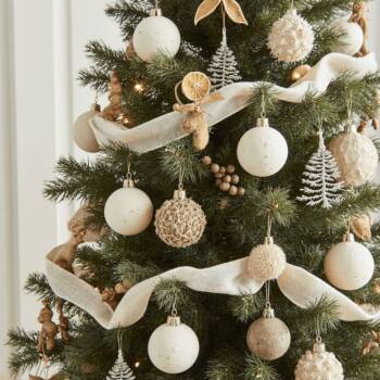 Празнична декорация: минимализъм с елегантен блясък Празнична декорация: минимализъм с елегантен блясък