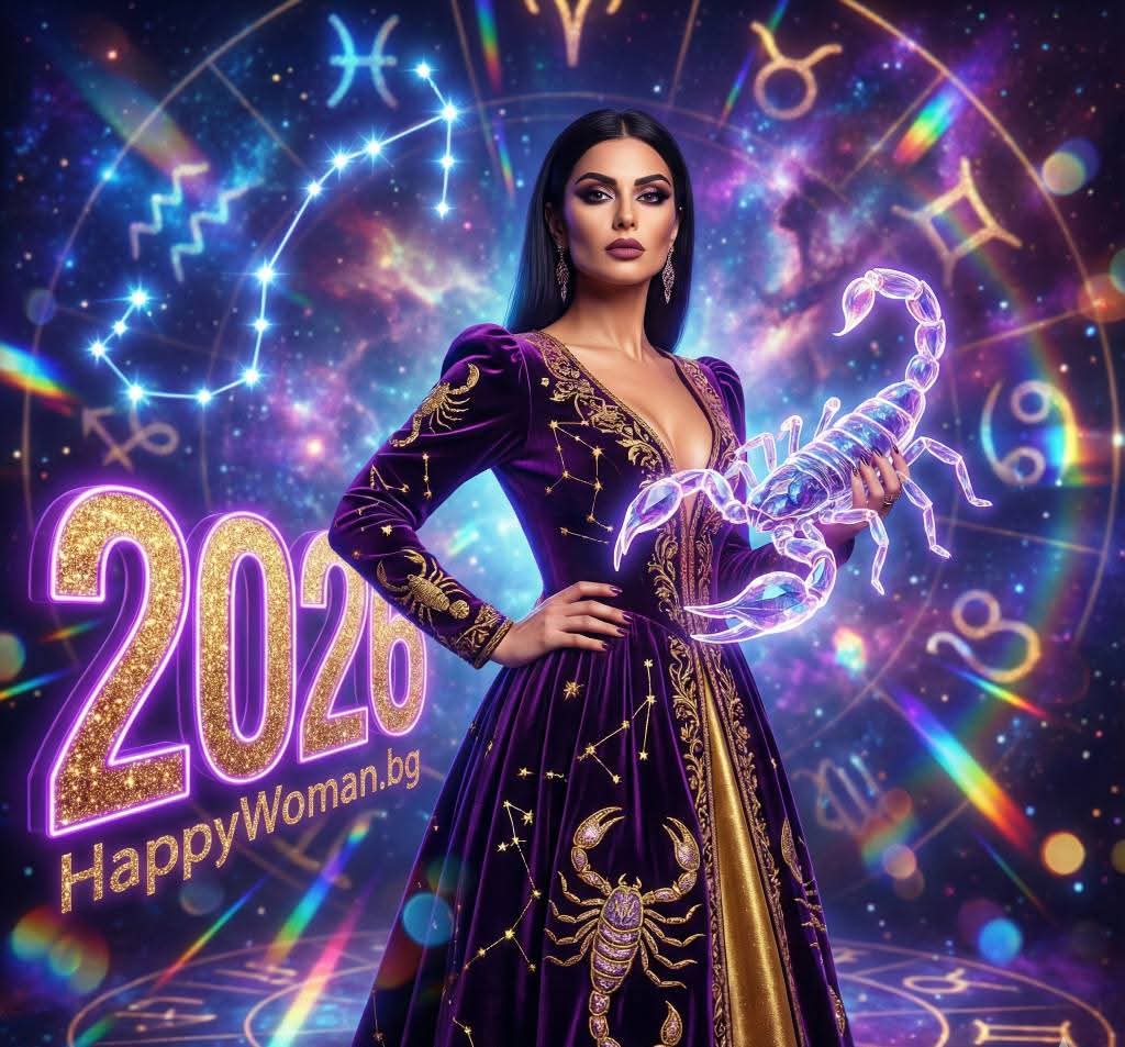 Годишен хороскоп за зодия Скорпион 2026 Годишен хороскоп за зодия Скорпион 2026