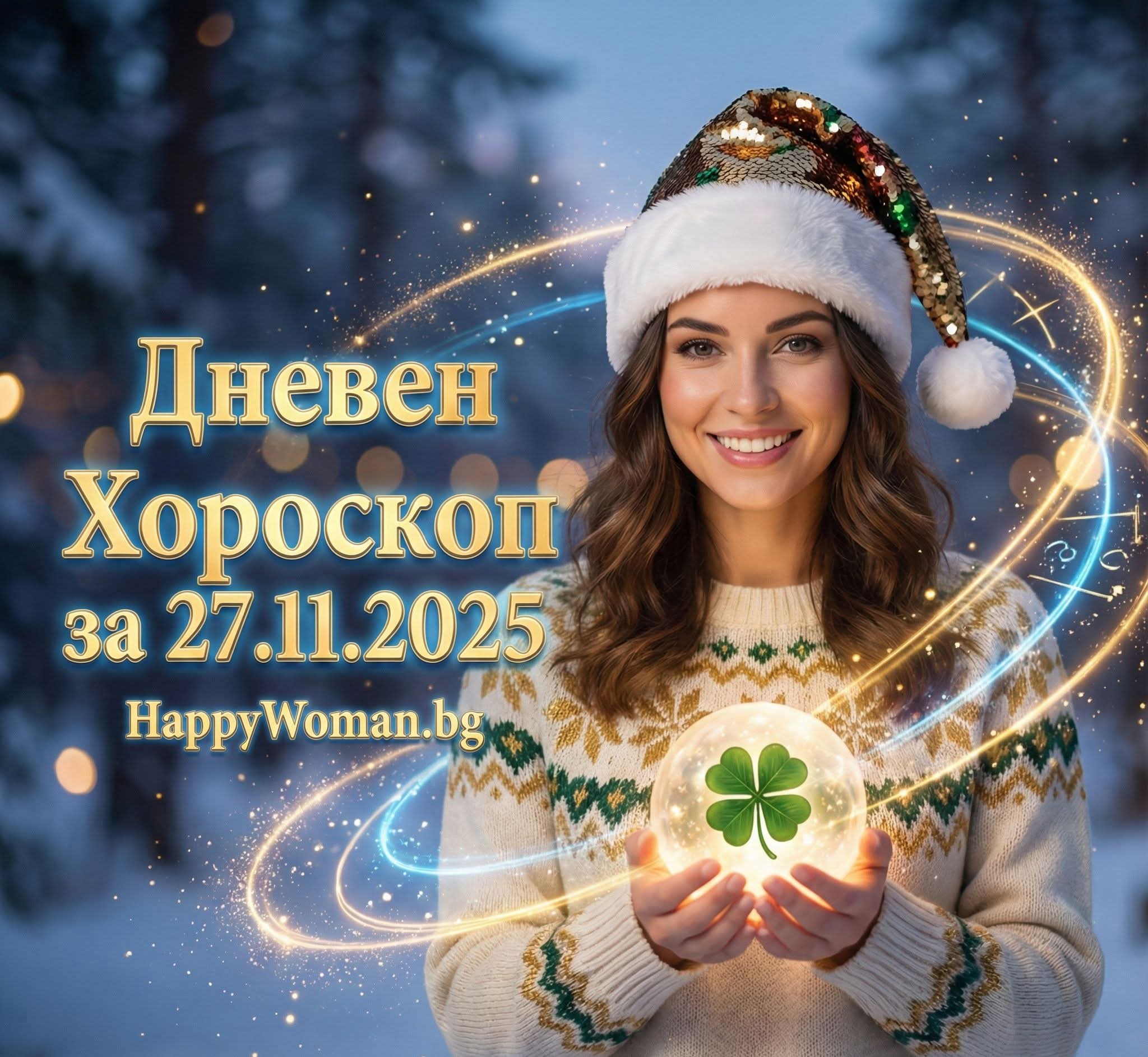Дневен хороскоп за 27.11.2025 – четвъртък
