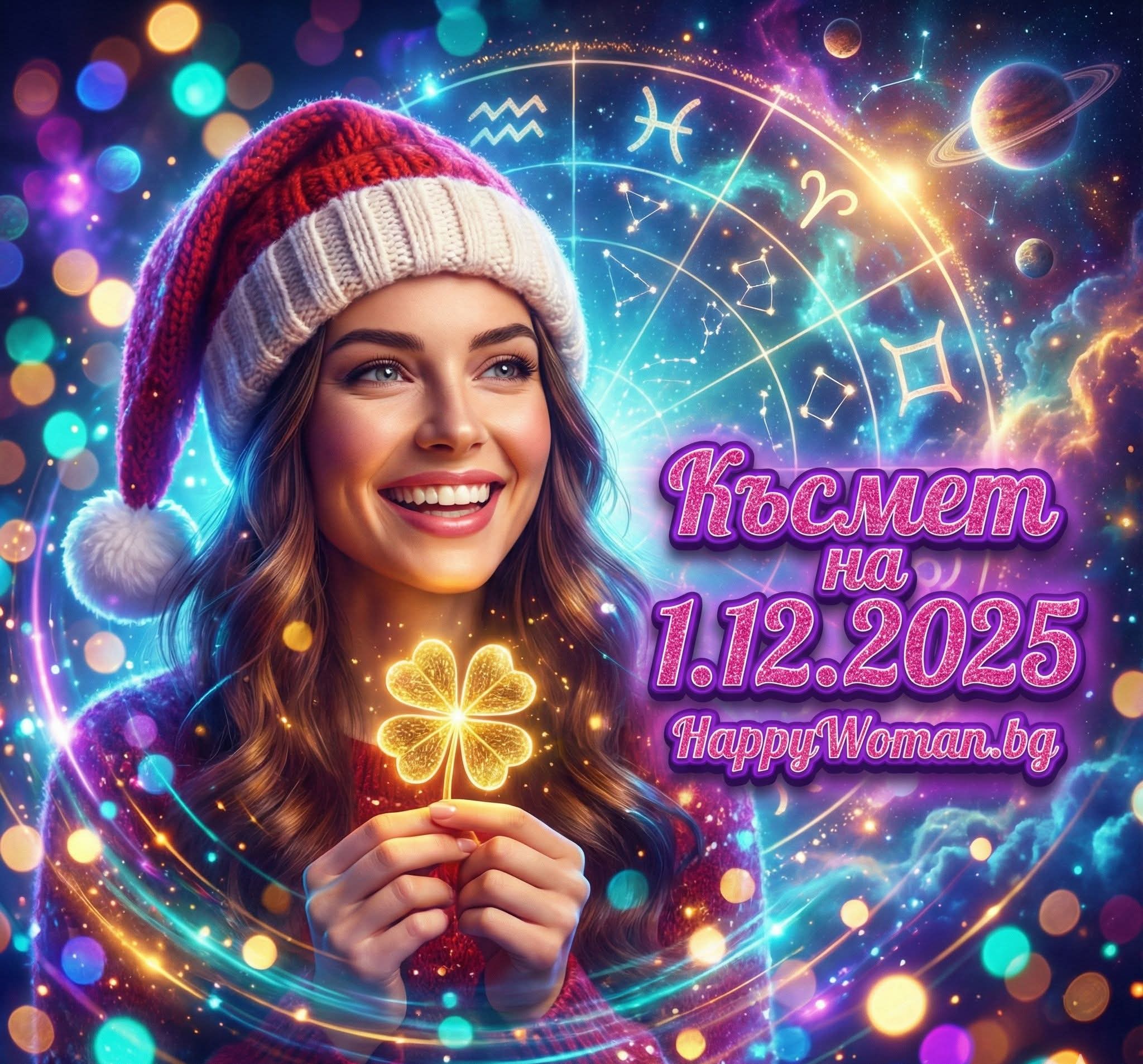 Нов месец, Нова Седмица, Нов Късмет от 1.12.2025: 7 Зодии Влизат в Мощен период на Големи Успехи