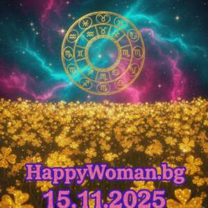 Златна Събота: Благополучие и Късмет от 15.11.2025 за 5 зодии Златна Събота: Благополучие и Късмет от 15.11.2025 за 5 зодии