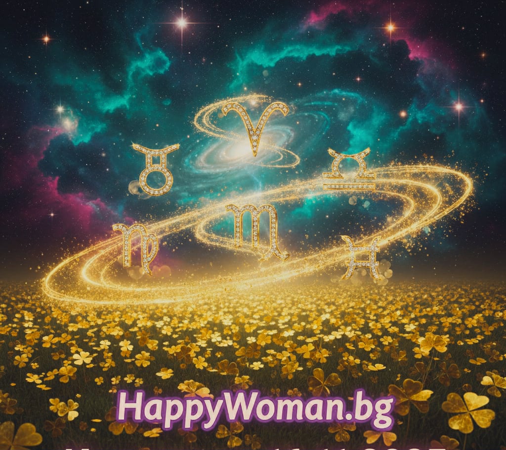 Златна Вълна от Огромно ЩАСТИЕ и Късмет от 16.11.2025 връхлита няколко зодии