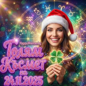 Феноменален Понеделник: Новата седмица започва с Ударно Голям Късмет от 24.11.2025 за 7 зодии