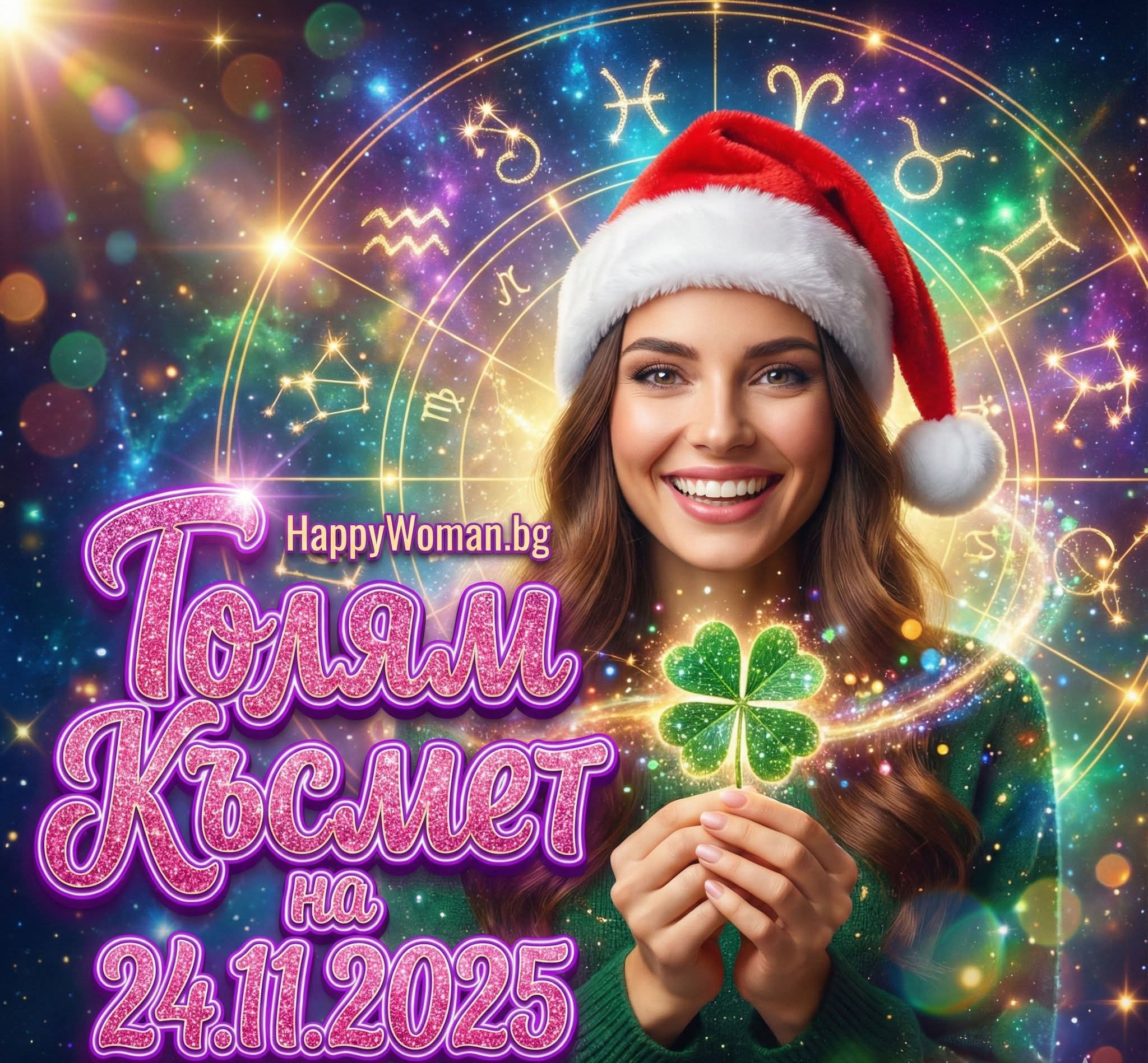 Феноменален Понеделник: Новата седмица започва с Ударно Голям Късмет от 24.11.2025 за 7 зодии
