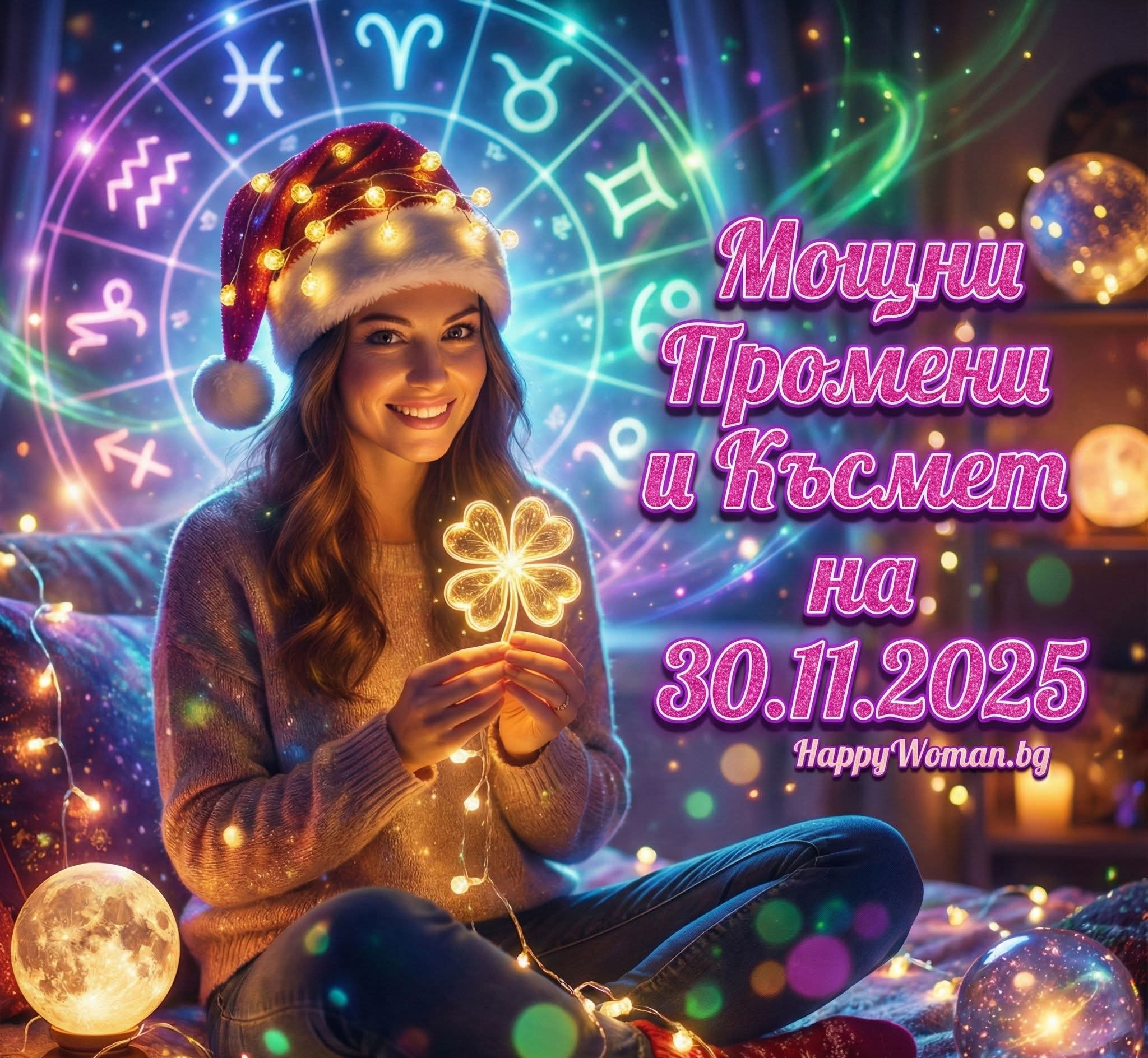 Златна Неделя: Край на Затрудненията, Връхлита Вълна от Мощни Промени и Късмет от 30.11.2025 за тези зодии