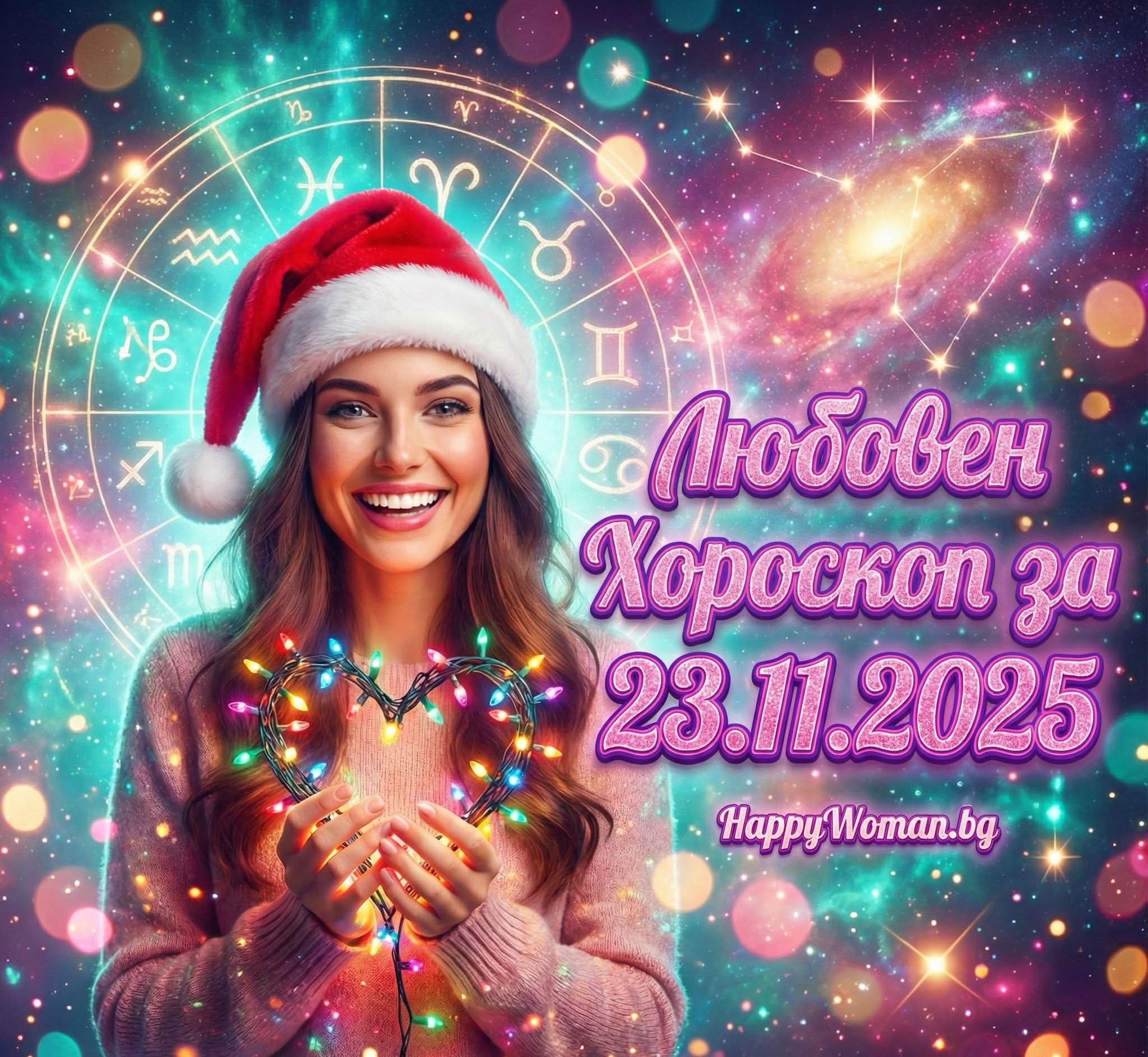 Любовен хороскоп за 23.11.2025 за всяка зодия