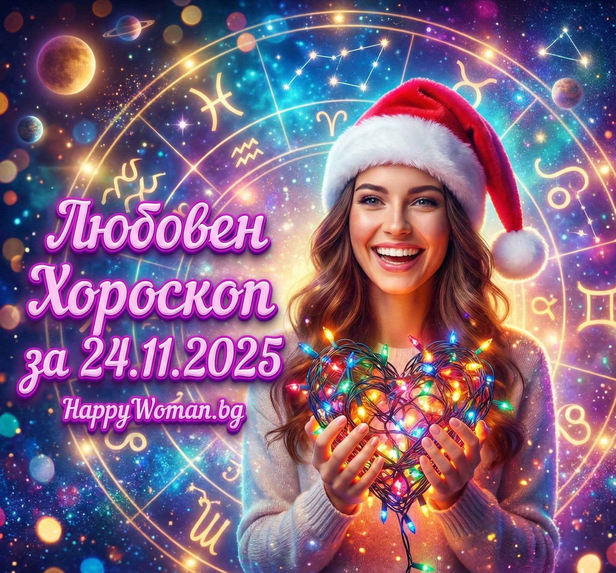 Любовен хороскоп за 24.11.2025 за всяка зодия